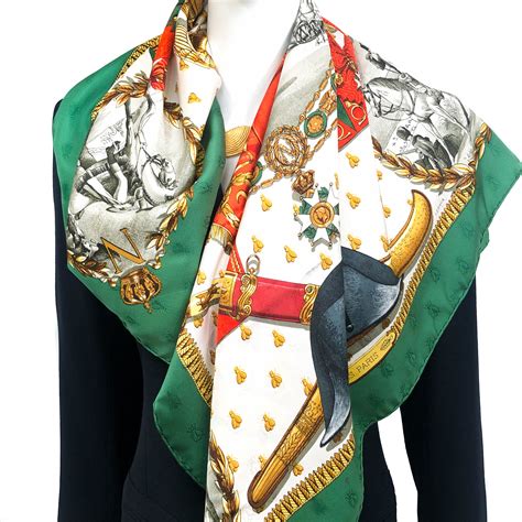 Hermes Napoleon silk scarf